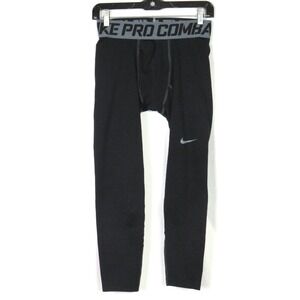 Nike Pro Combat Dri-Fit Stretch Compression Crop Athletic Leggings Men's Large